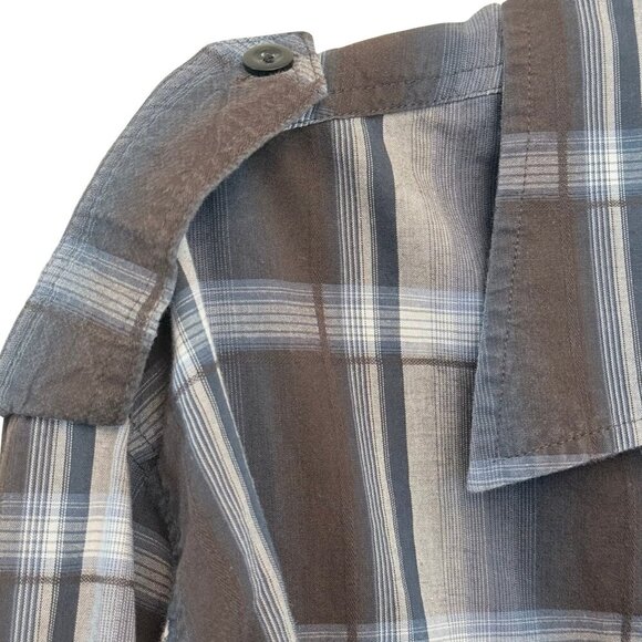 Eighty Eight Mens Plaid Casual Button Down Long Sleeve Shirt - Size XXL - Picture 4 of 9